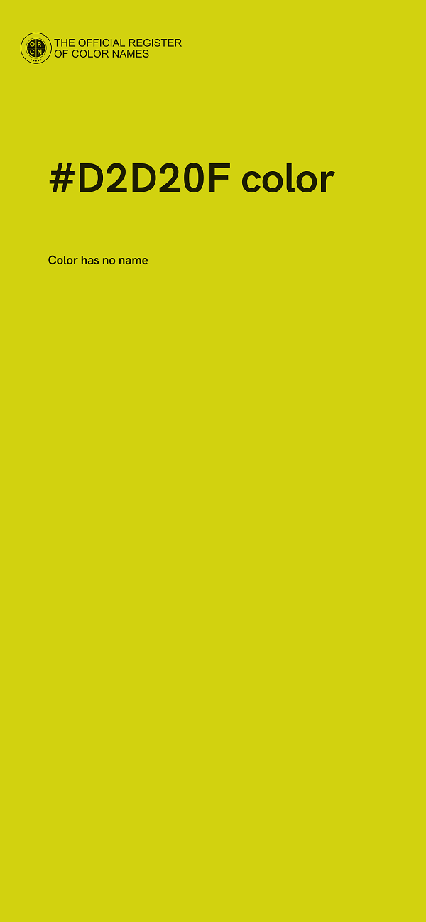 #D2D20F color image
