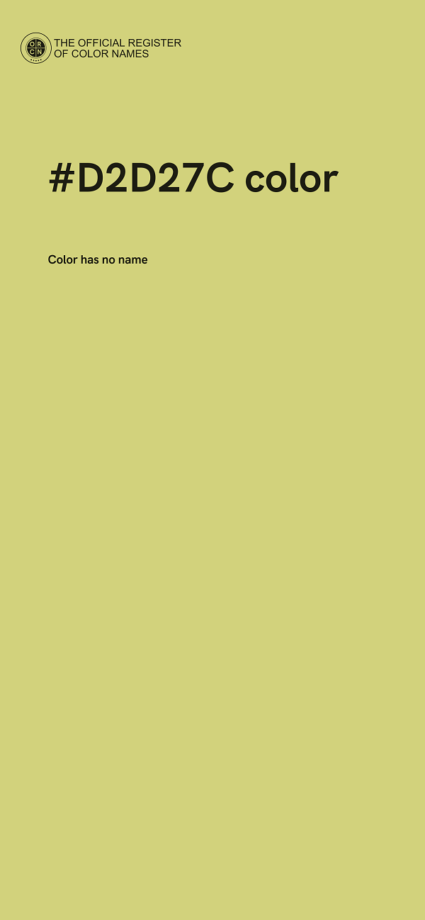 #D2D27C color image