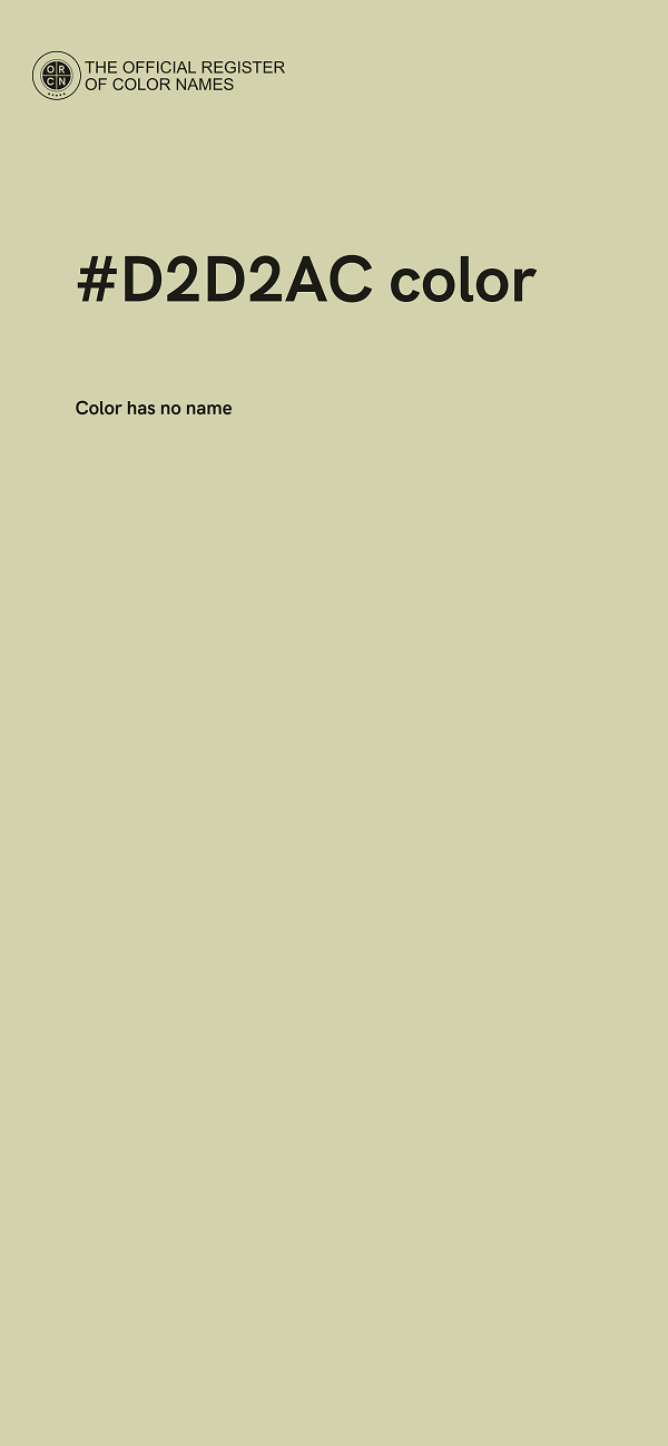 #D2D2AC color image