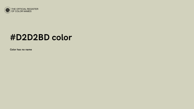 #D2D2BD color image