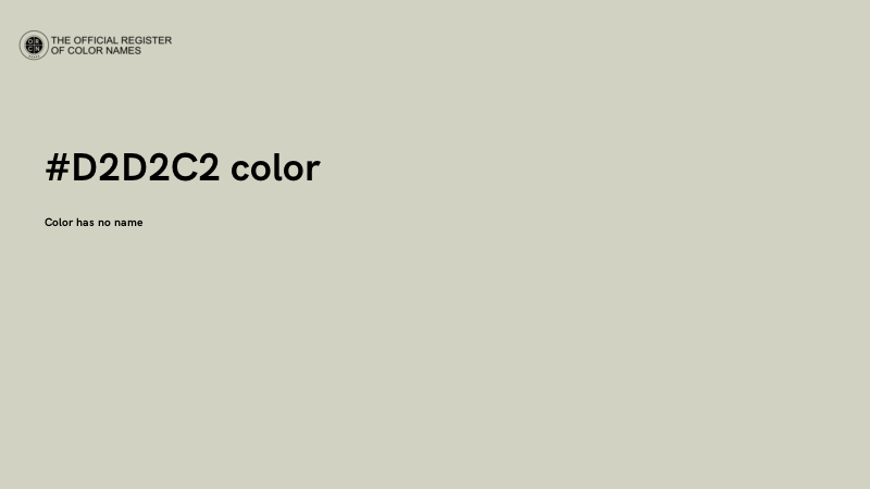 #D2D2C2 color image