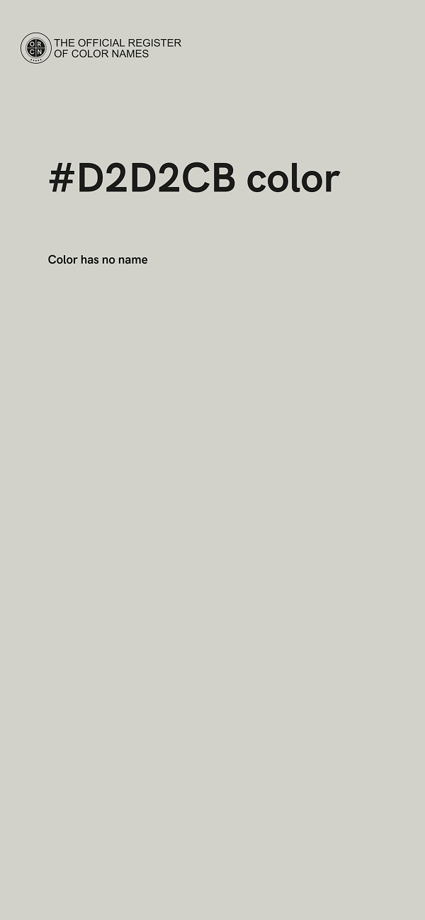 #D2D2CB color image