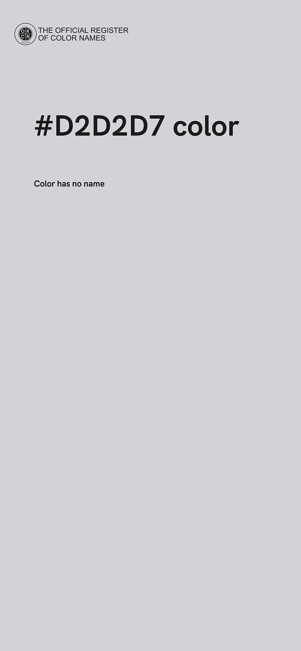 #D2D2D7 color image