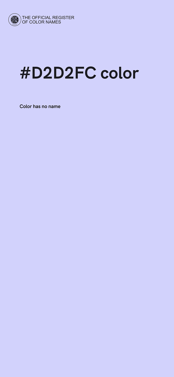#D2D2FC color image