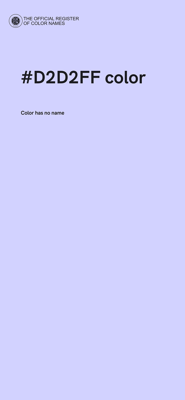 #D2D2FF color image