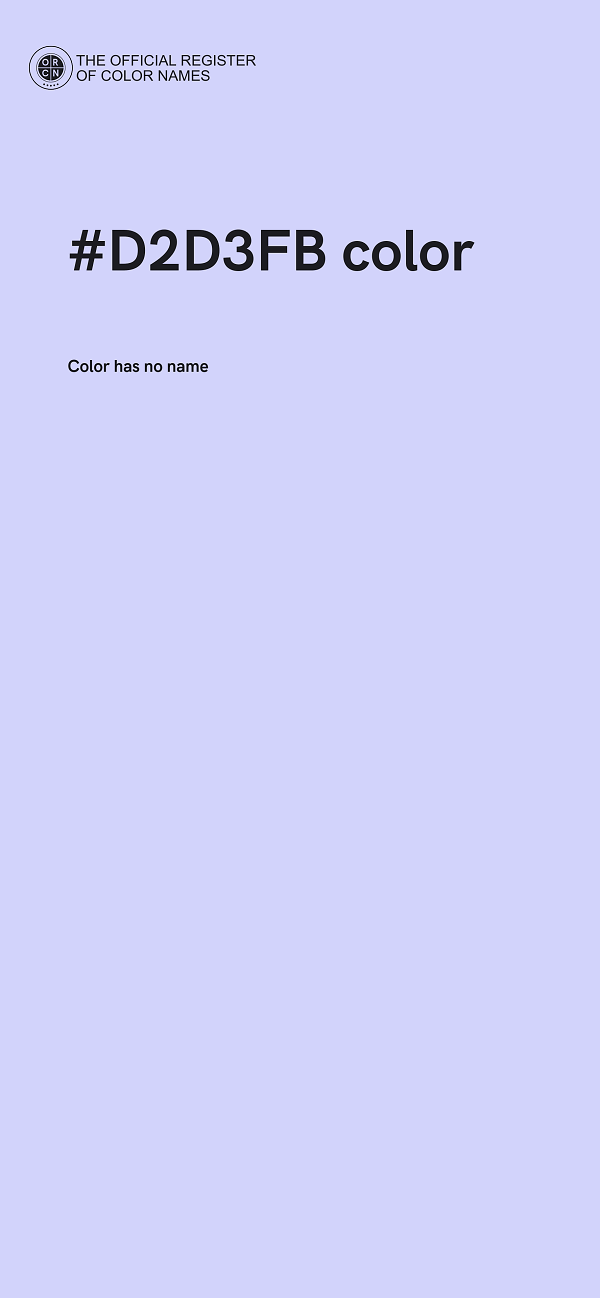 #D2D3FB color image