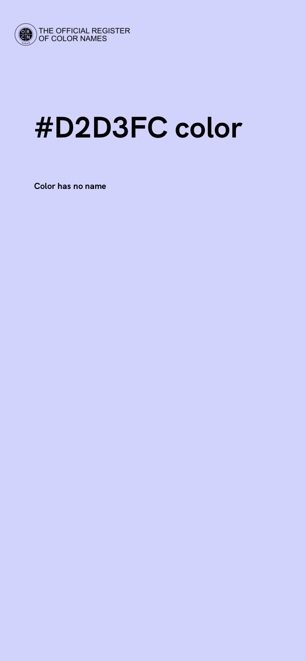 #D2D3FC color image