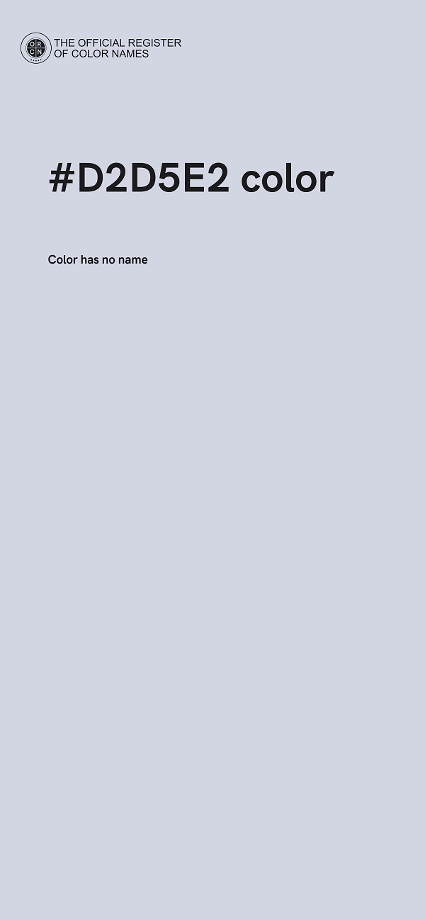 #D2D5E2 color image