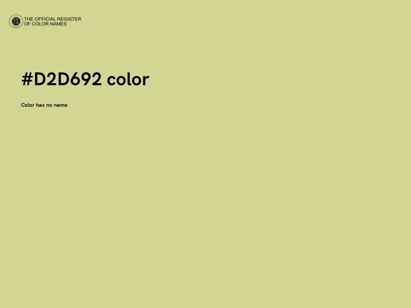#D2D692 color image