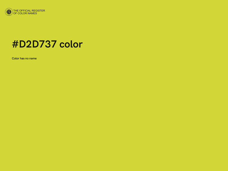 #D2D737 color image