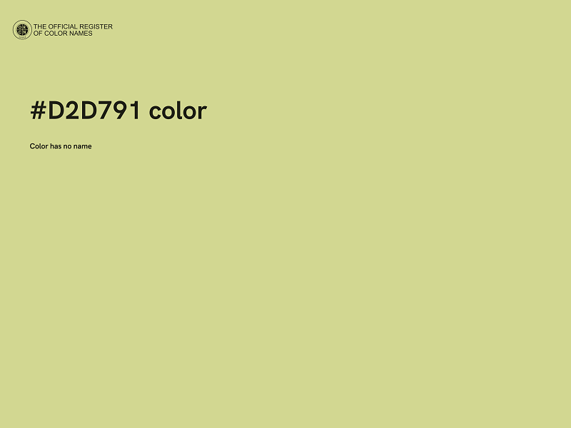 #D2D791 color image