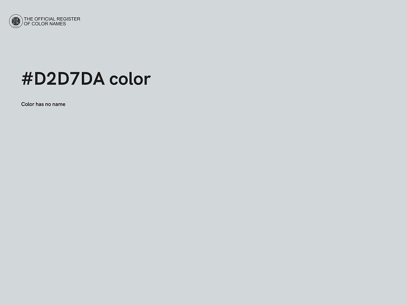 #D2D7DA color image