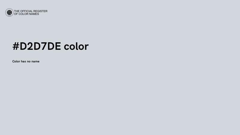 #D2D7DE color image