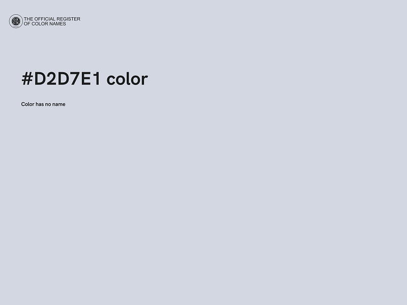 #D2D7E1 color image