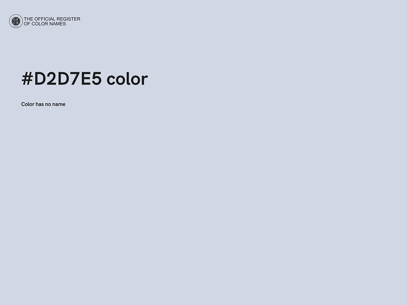 #D2D7E5 color image