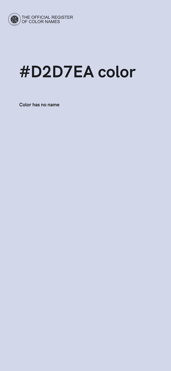 #D2D7EA color image
