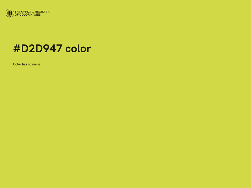 #D2D947 color image