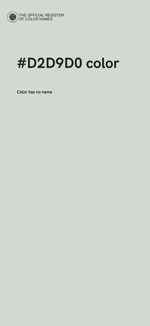#D2D9D0 color image