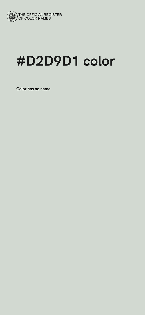 #D2D9D1 color image
