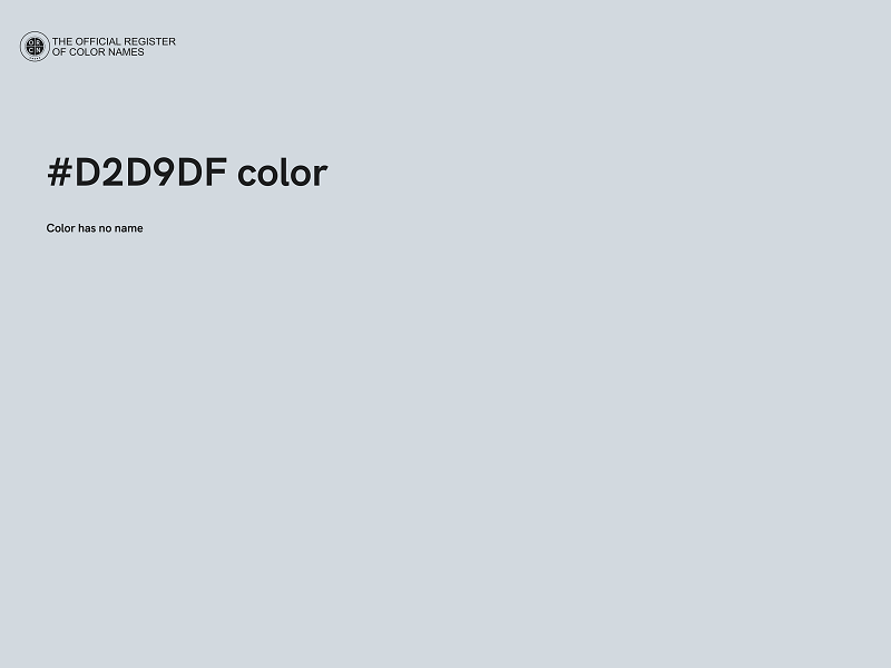 #D2D9DF color image