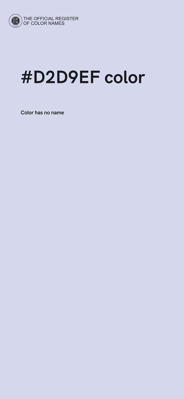 #D2D9EF color image