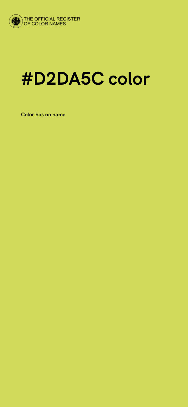 #D2DA5C color image