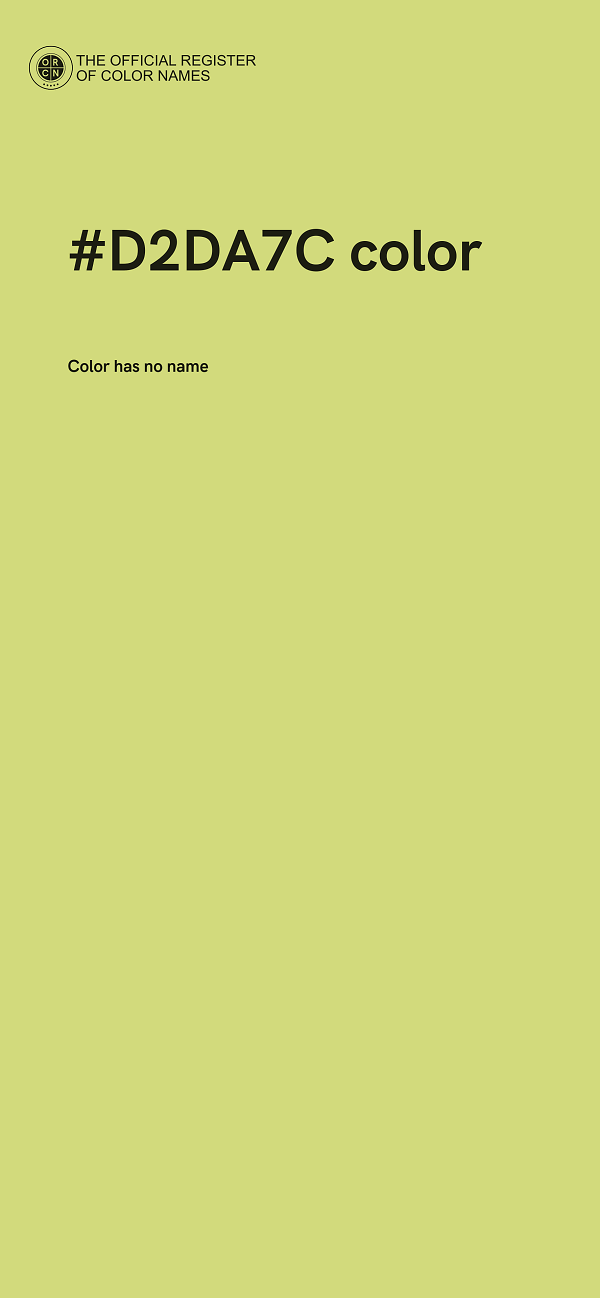 #D2DA7C color image