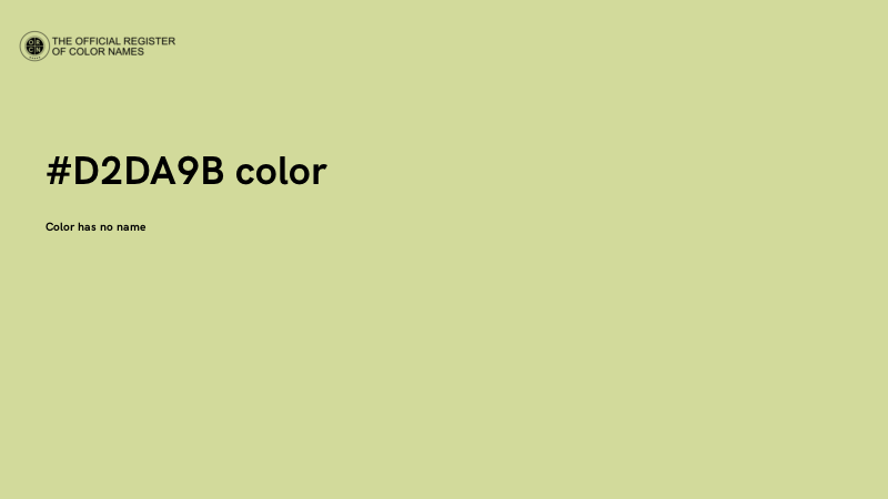#D2DA9B color image