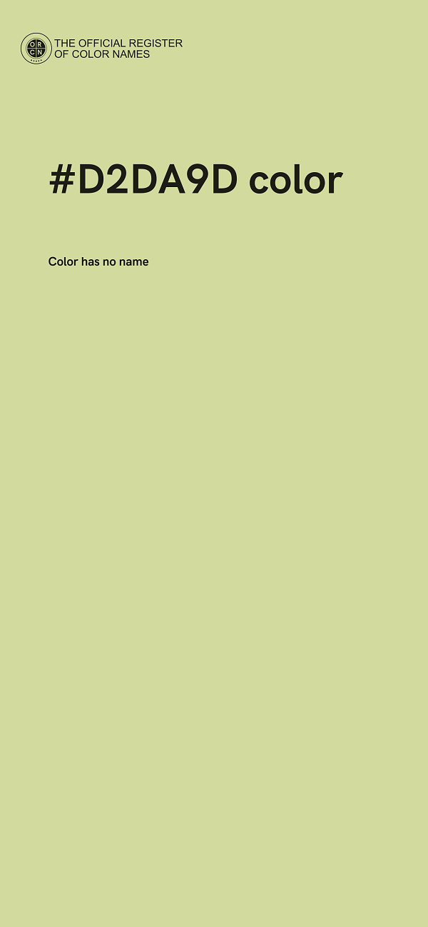 #D2DA9D color image