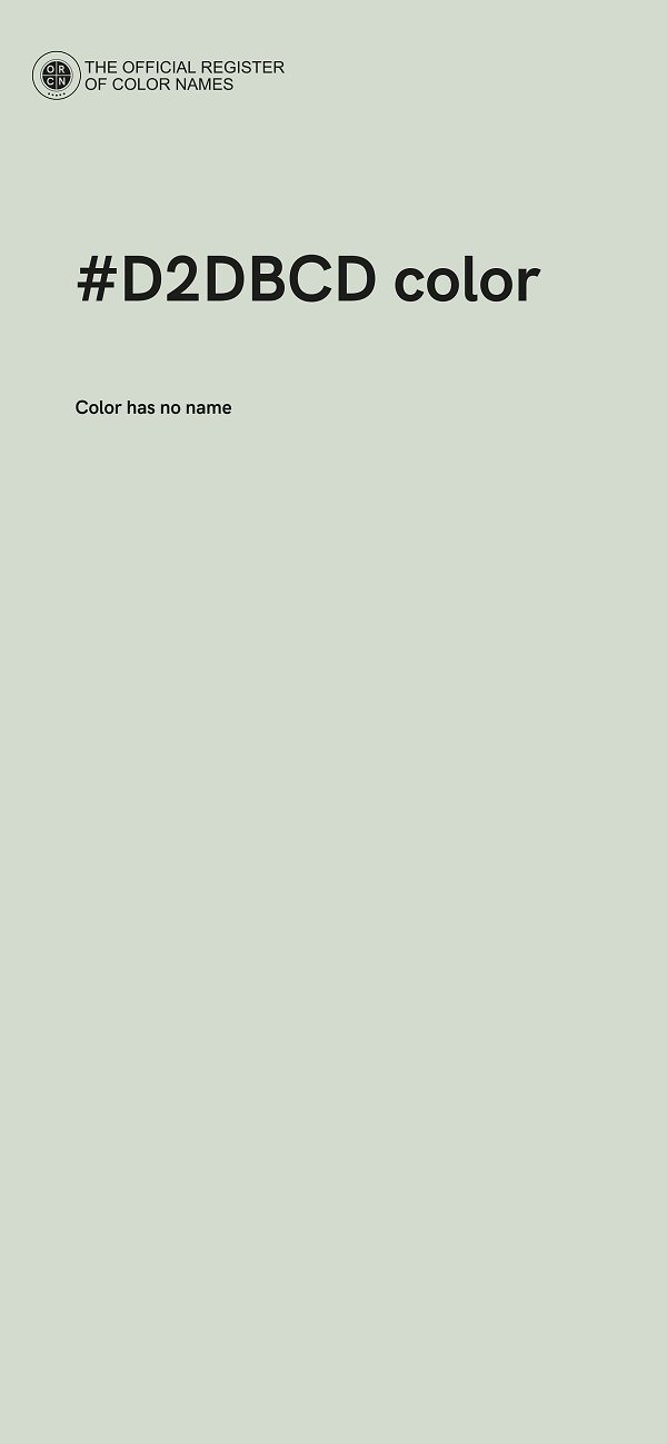 #D2DBCD color image