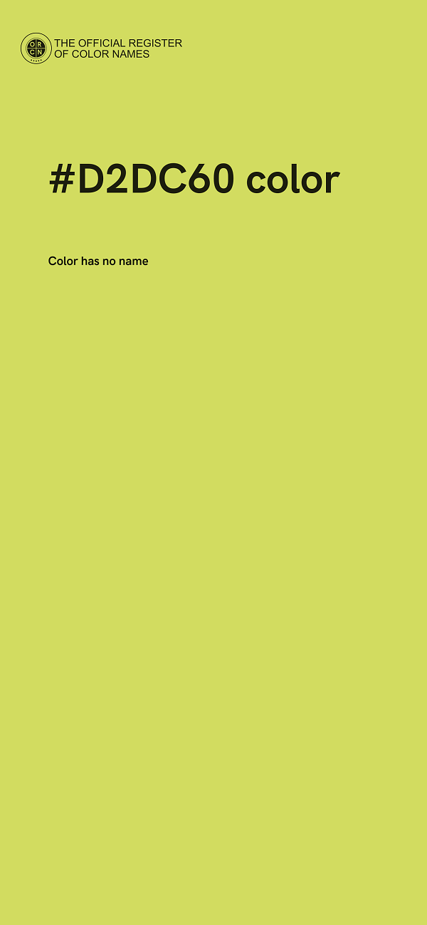 #D2DC60 color image