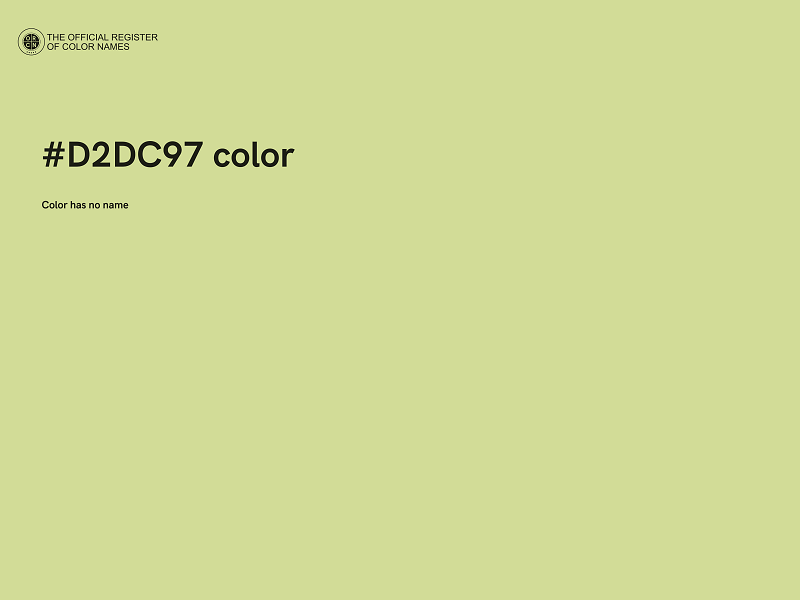 #D2DC97 color image