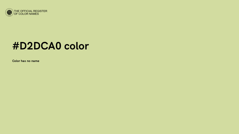 #D2DCA0 color image
