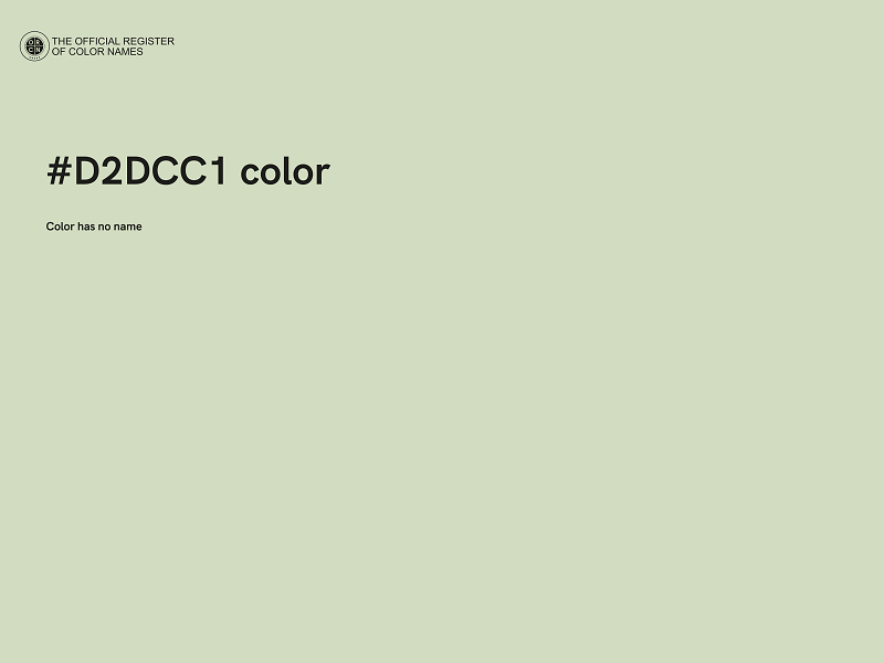 #D2DCC1 color image