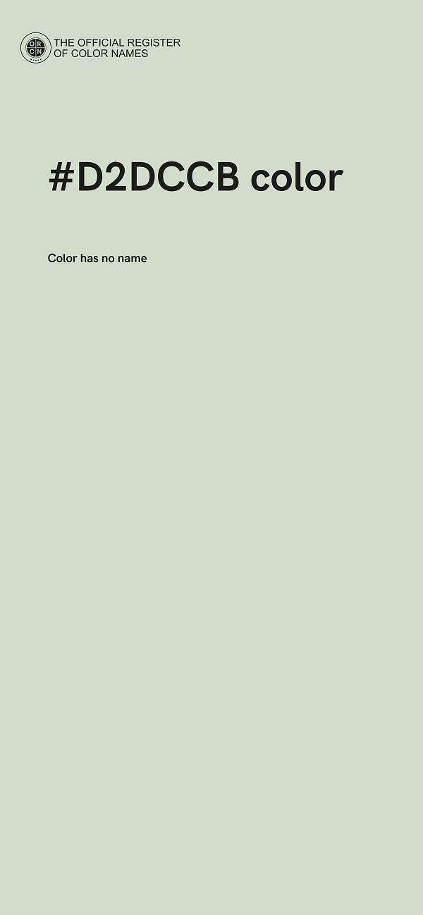 #D2DCCB color image