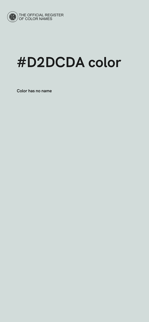 #D2DCDA color image
