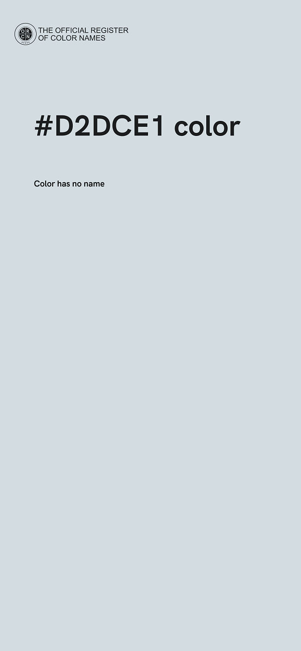 #D2DCE1 color image