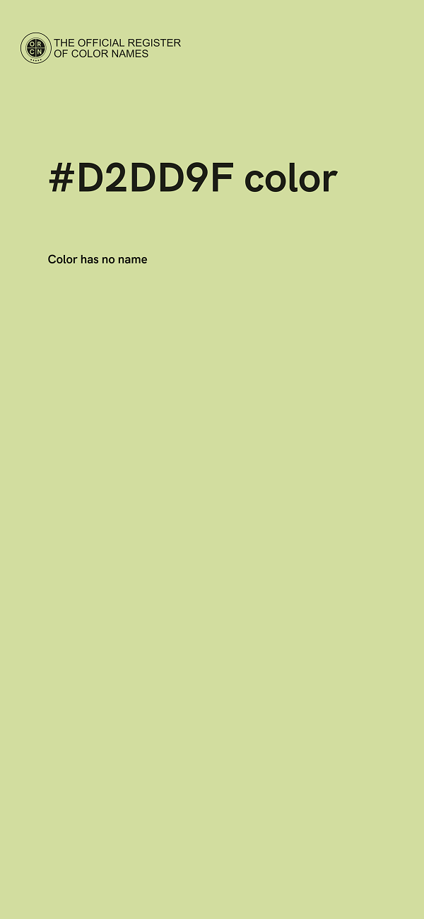 #D2DD9F color image