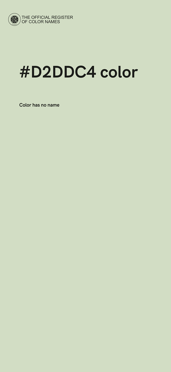 #D2DDC4 color image