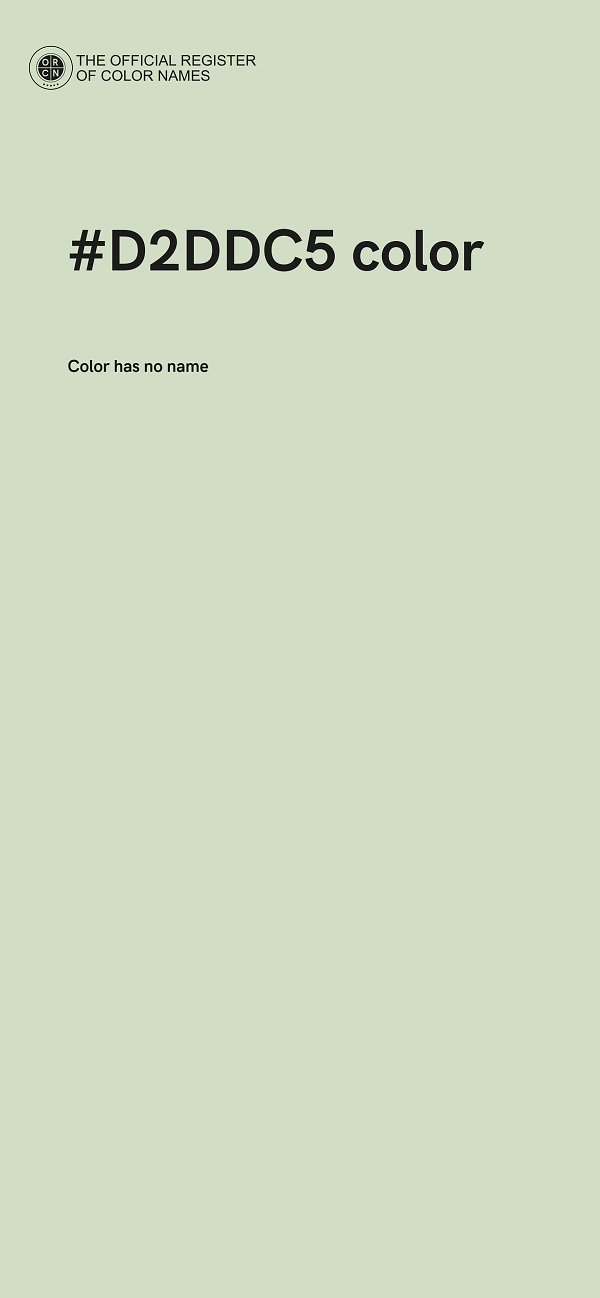 #D2DDC5 color image
