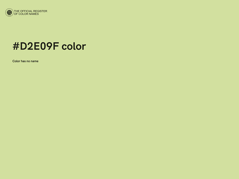 #D2E09F color image