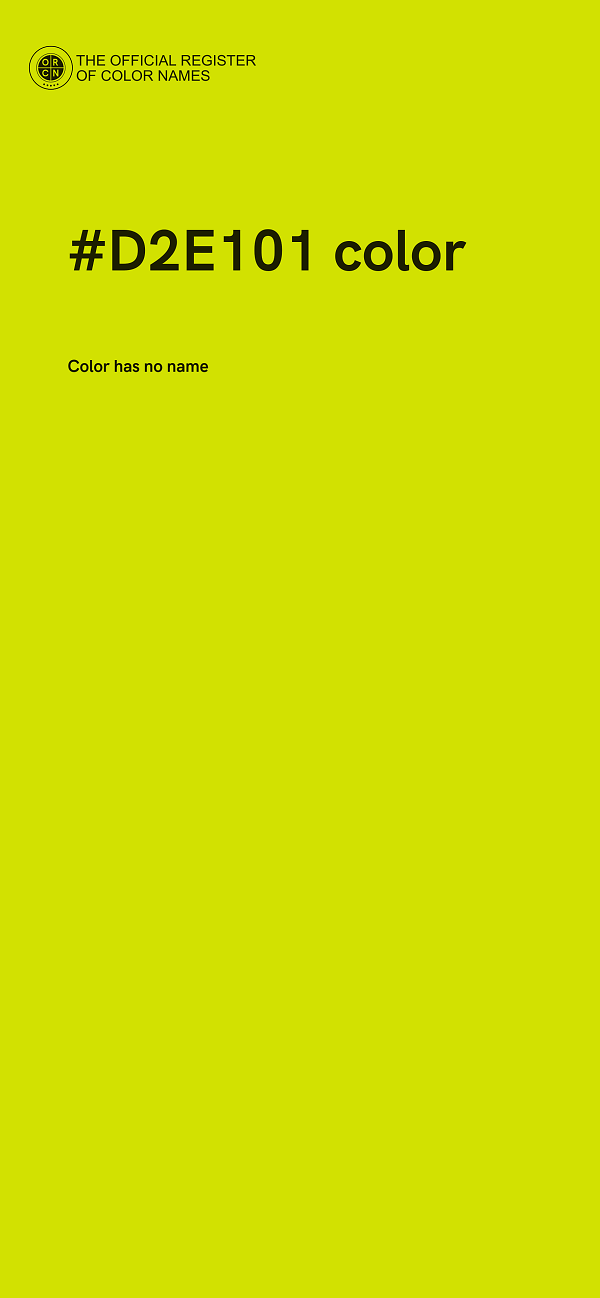 #D2E101 color image