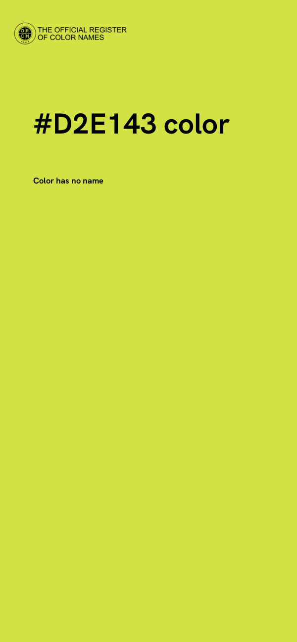 #D2E143 color image