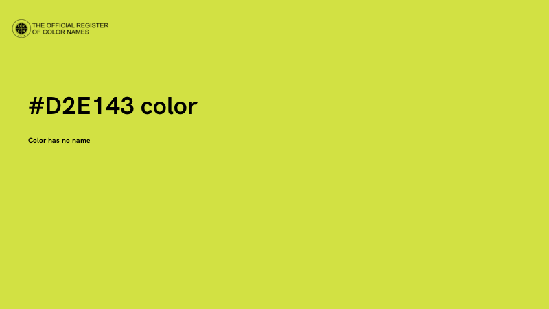#D2E143 color image