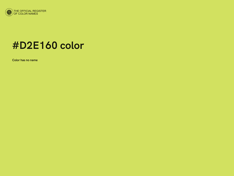 #D2E160 color image