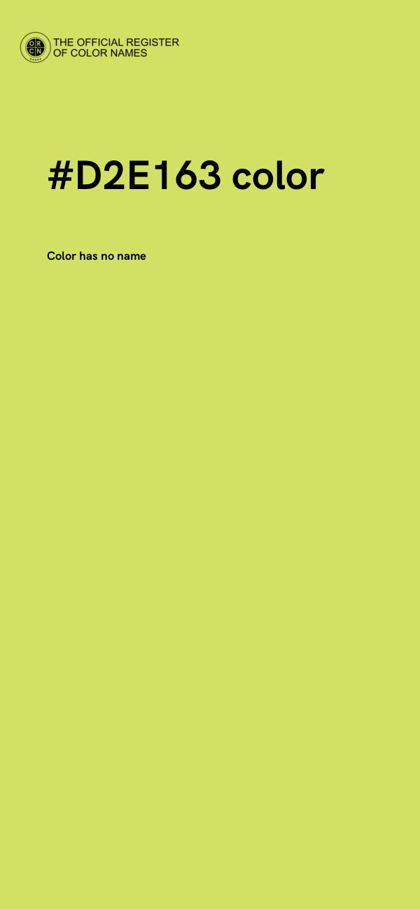 #D2E163 color image