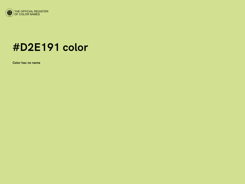 #D2E191 color image