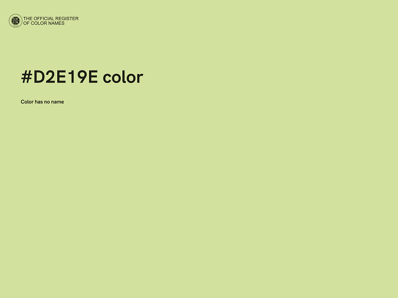 #D2E19E color image