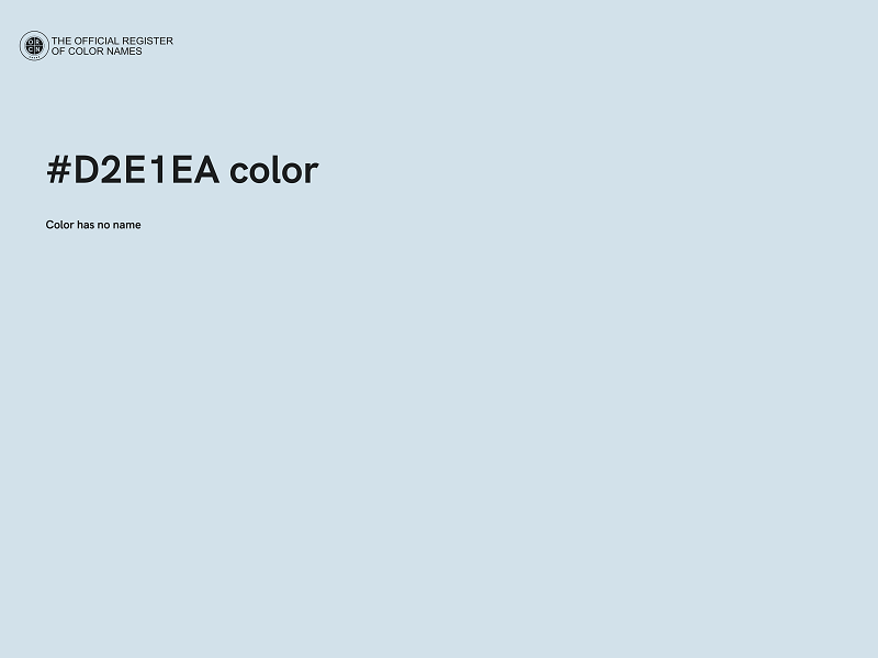 #D2E1EA color image