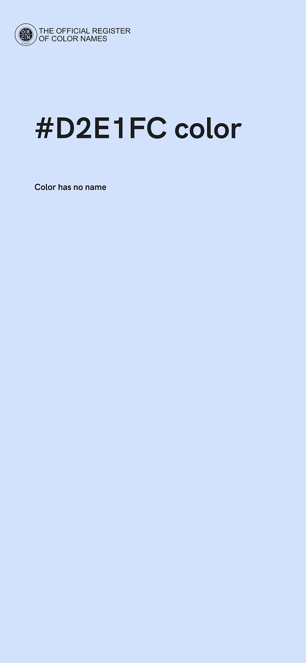 #D2E1FC color image